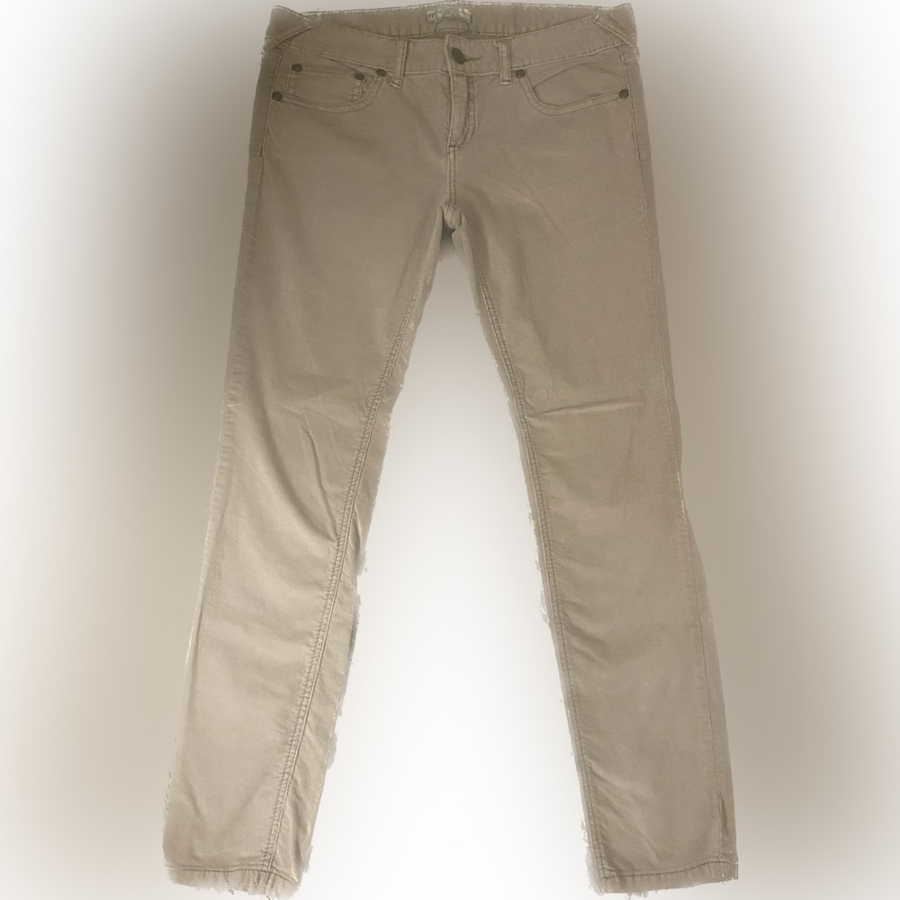 LIKE NEW FP tan corduroy jeans
